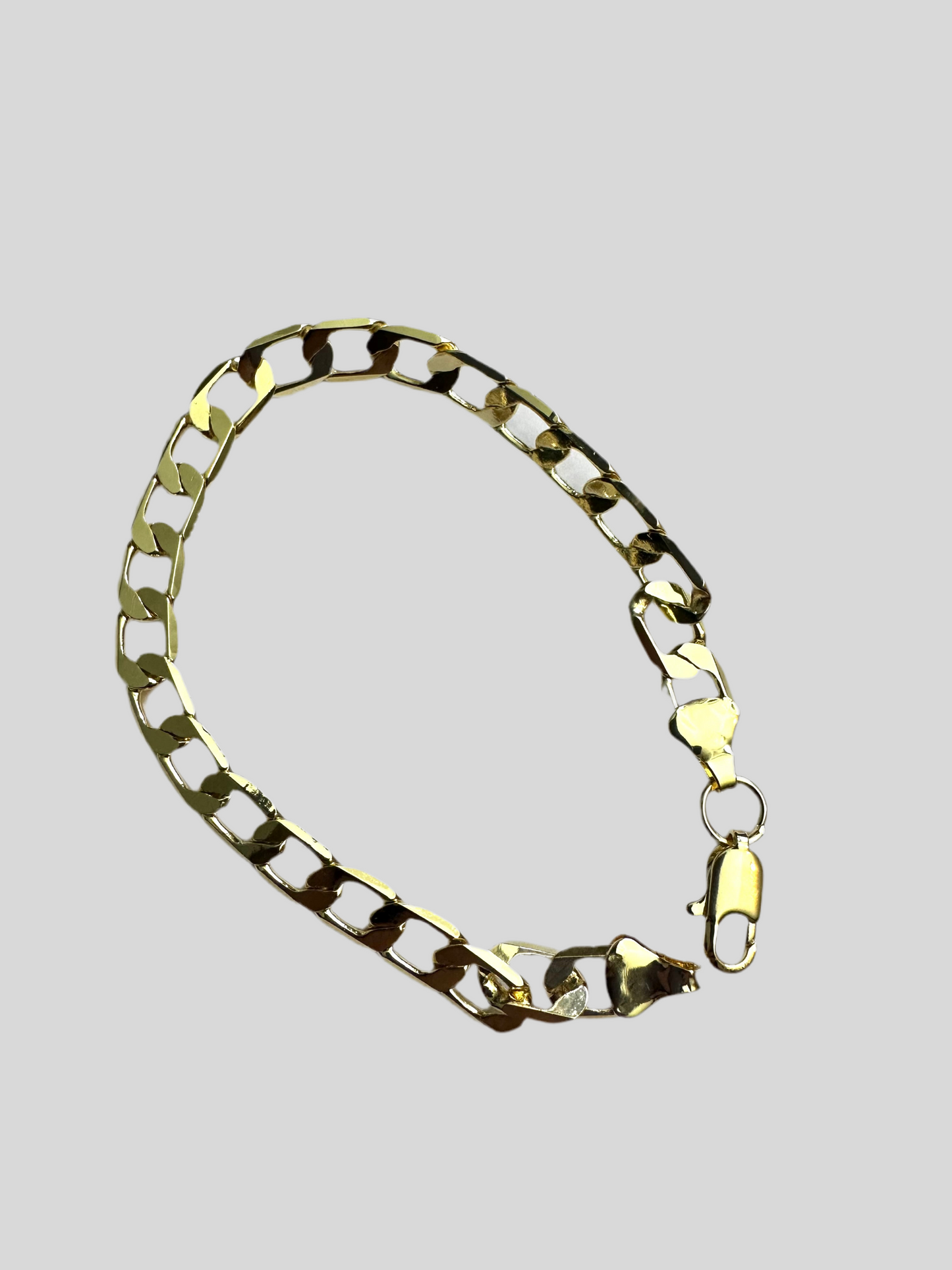 Cuban Chain Bracelet 8" gold plated