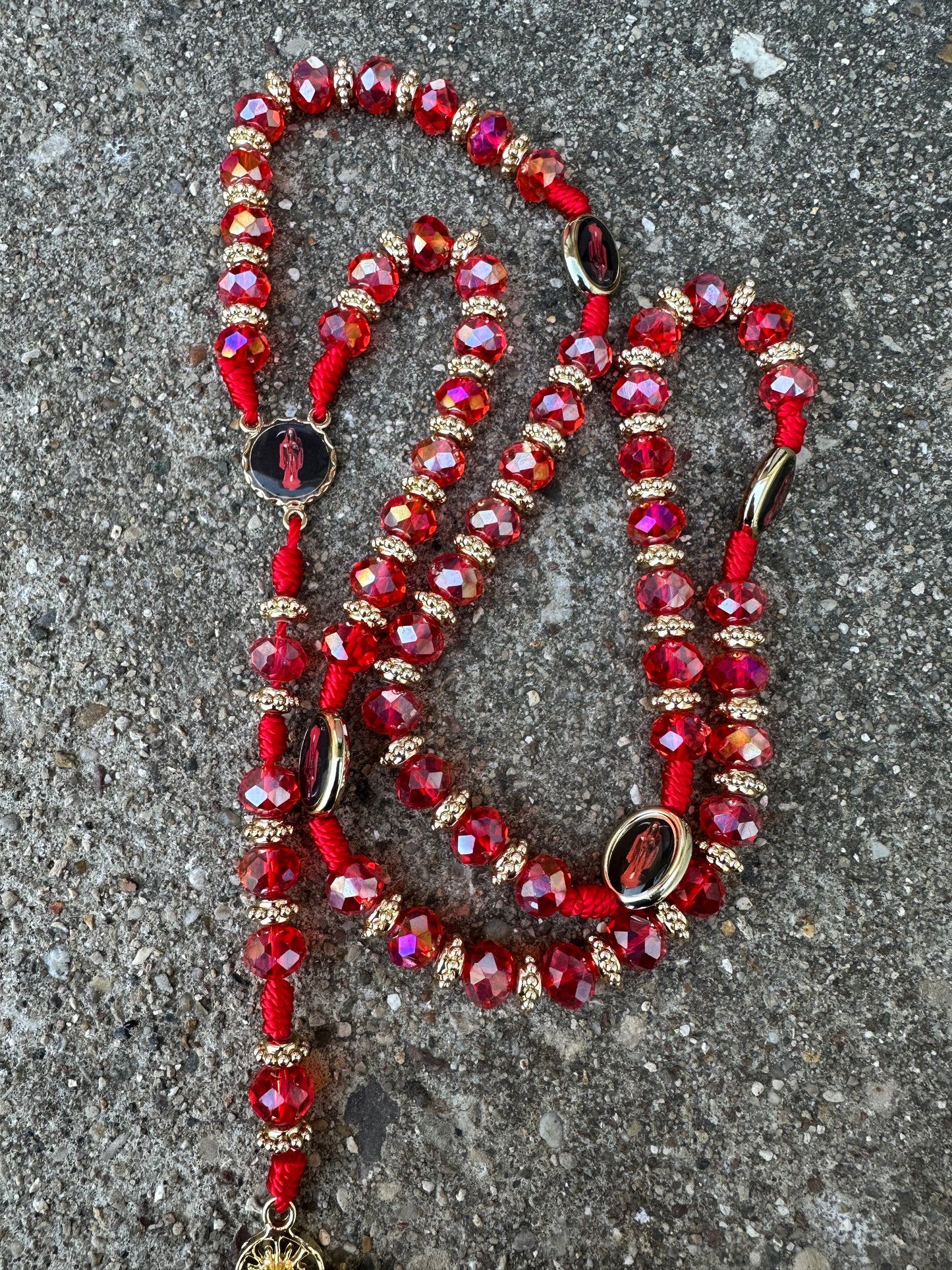 Holy Death Necklace-Rosary
