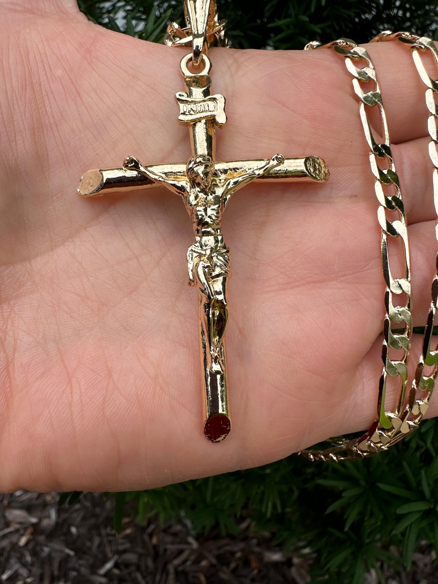 Cross Necklace Gold Plated