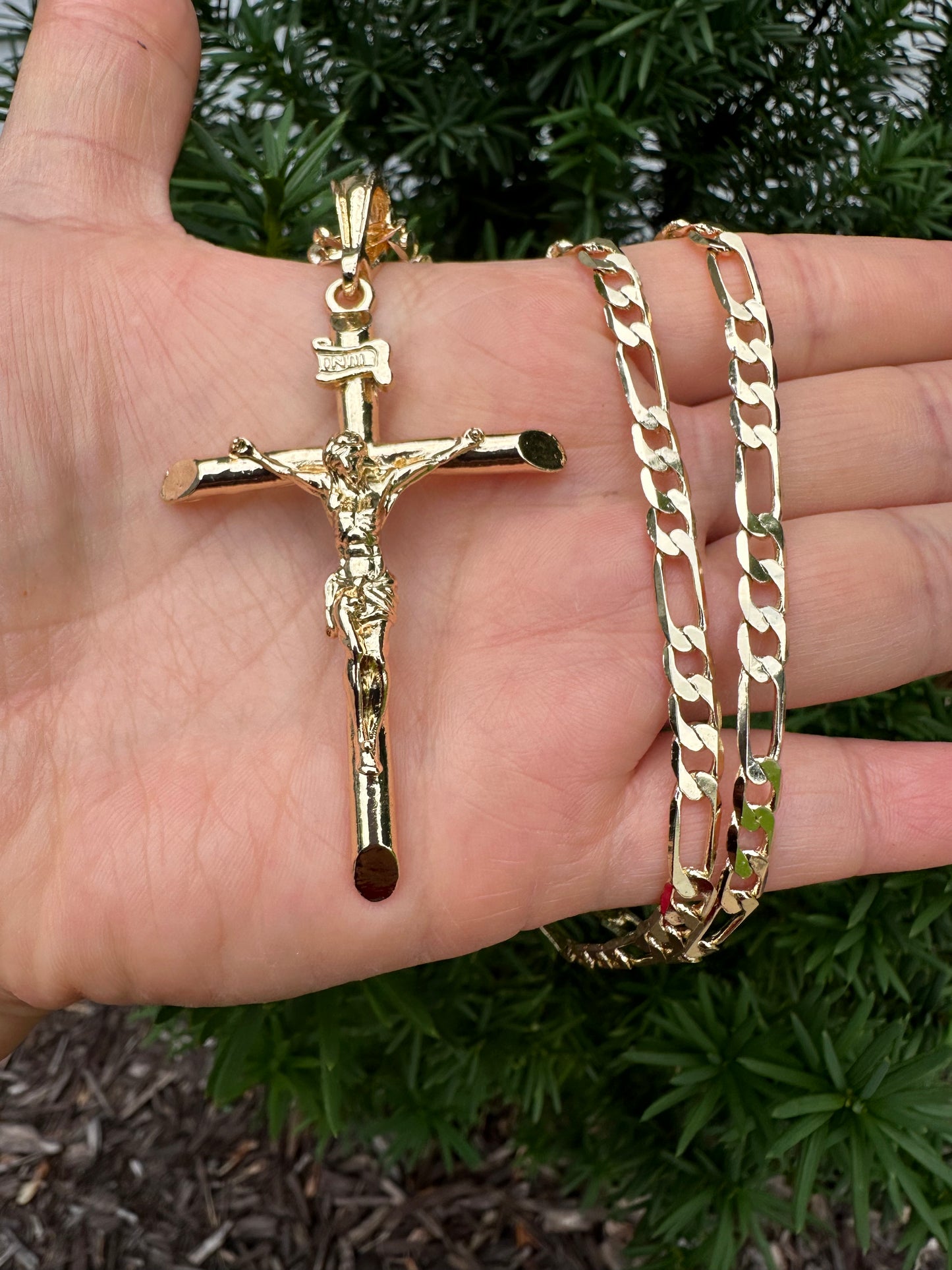 Cross Necklace Gold Plated